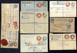 KEVII Issues With Uprated Wrappers, Official & STO Envelopes Incl. Registered Types, JPS Penny Postage Envelope (unused) - Otros & Sin Clasificación