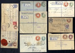 KEVII Issues With Uprated Wrappers, Official & STO Envelopes Incl. Registered Types, JPS Penny Postage Envelope (unused) - Autres & Non Classés