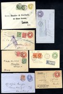 KEVII & KGV Range Of Used Stationery, Much Uprated For Foreign Destinations, STO, Registered & Airmail Items Noted Plus  - Autres & Non Classés