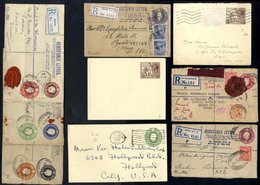 KGV Items M & U Incl. Registered E's With 1920-21 ½d, 1d & 2d Upratings Plus Standard Types (insured Item Noted); Also A - Otros & Sin Clasificación