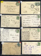 1897-1918 Range Of Postcards With Railway Marks Incl. 1904 Drymen Station C.d.s, 1907 Fife Sorting Tender Up, 1906 Hull  - Sonstige & Ohne Zuordnung