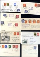 KGVI-QEII Covers & Cards With Various TPO Cancellations, Some With Dues For Unpaid Late Fees; Also Two Modern Railway Le - Other & Unclassified