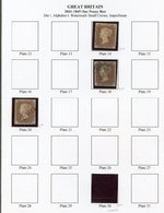 1841 1d Red Brown Small Range Of Plates Examples (Plated By Vendor And Not Guaranteed), Comprises 14, 18, 20, 37, 79, 84 - Altri & Non Classificati