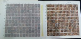 1841 1d Red-brown (SG.8) A Complete Reconstructed Sheet Of All Letterings (240) Together On A Reconstruction Sheet, Mixe - Altri & Non Classificati