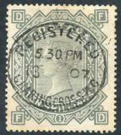 1883 Wmk Anchor 10s Greenish Grey, Fine Looking Example With A Complex Oval Registered Charing Cross D/stamp, Tiny Pinho - Otros & Sin Clasificación