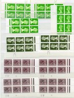 MACHIN DECIMAL CYLINDER BLOCKS Of Six With Values From 1p To 75p (over 200 Blocks). Face Value Alone £285. - Other & Unclassified