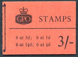 1960 Feb 3s Graphite Booklet, VF, SG.M19g. (1) Cat. £325 - Other & Unclassified