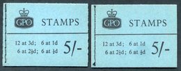 1960 March & Sept 5s Graphite Booklets, VF, SG.H45g & H46g. (2) Cat. £340 - Sonstige & Ohne Zuordnung