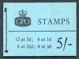 1960 Sept 5s Graphite Booklet, VF, SG.H45g. (1) Cat. £170 - Other & Unclassified