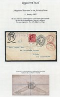 1902 1d & 2½d Stamped To Order Stationery Envelope Uprated With KEVII 1d Addressed To Sydney, Australia, Cancelled By Ip - Other & Unclassified