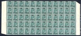 ARMY OFFICIAL 1902-03 ½d Blue Green UM Block Of Sixty (5 Complete Rows With Margins At Both Sides), Gum A Little Toned & - Altri & Non Classificati