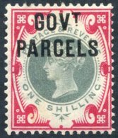 GOVT PARCELS 1900 1s Green & Carmine, Fine M, SG.O72, RPS Cert. 2017. (1) Cat. £650 - Other & Unclassified