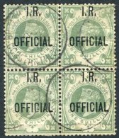 I.R OFFICIAL 1889 1s Dull Green Cancelled By Fine 'B.P.O Constantinople C.d.s.'s (faint But Still Distinguishable), The  - Otros & Sin Clasificación