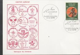 3221  Tarjeta Luxemburgo,Luxembourg ,Terre Des Hommes 1978 - Covers & Documents