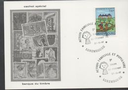 3221  Tarjeta Luxemburgo,Luxembourg ,1967 Salón De La Infancia, Action Familiale Et Populaire, - Brieven En Documenten