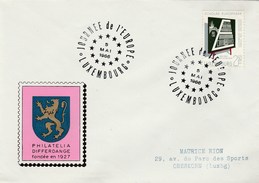 1966 Luxembourg  EUROPE DAY EVENT COVER European School  Stamps European Community - Lettres & Documents