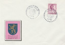 1962 Luxembourg  WORLD VETERANS CONFERENCE EVENT COVER  Anciens Combattants Military Forces Stamps - Cartas & Documentos