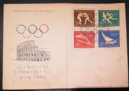 FILATELIA - TEMATICA SPORT - GERMANIA  DDR - GERMANY - OLIMPIADI INVERNALI SQUAW VALLEY - 1960 FDC - OLYMPIC GAMES - Winter 1960: Squaw Valley