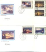 1974. USSR/Russia, Marine  Paintings By I. Aivazovsky, FDC, 7v, Mint/** - Cartas & Documentos