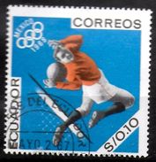 EQUATEUR   N°  766  Oblitéré   Jo 1968  Football Soccer Fussball - Gebruikt