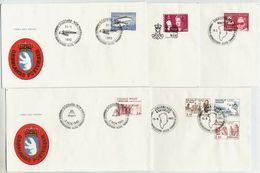 GREENLAND 1983 Complete Issues On FDCs.  Michel 140-46 - FDC