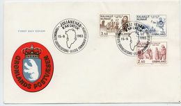 GREENLAND 1983 Millenary Of Settlement IV On FDC.  Michel 143-45 - FDC