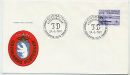 GREENLAND 1982 Art: Jakob Danielsen On FDC.  Michel  136 - FDC