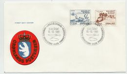 GREENLAND 1981 Millenary Of Settlement I On FDC.  Michel  131-32 - FDC