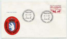 GREENLAND 1981 Art: Jens Kreutzmann On FDC.  Michel  128 - FDC