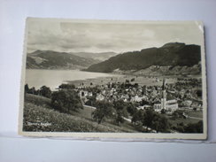 CM055-Svizzera --Canton Zugo 1955 " Unterageri. Panorama  " Viaggiata - Unterägeri