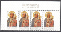 Poland  2017 - Coronation Image Of Our Lady Of Czestochowa Mi.4932 - Strip Of 4 - MNH (**) - Nuevos