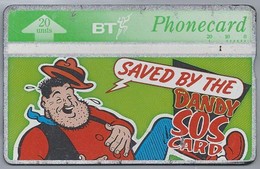 GB.- PhoneCard BT. SAVED BY THE DANDY SOS CARD. 20 Units. 2 Scans - Other & Unclassified