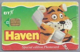 GB.- PhoneCard BT. HAVEN. Special Edition Phonecard. Expiry Date 31/03/2000. Leeuw. Lion. 2 Scans - BT Werbezwecke