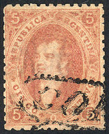 ARGENTINA: GJ.20, Typical Example Of 3rd Printing, With Straightline CORDOBA Cancel - Gebruikt