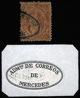 ARGENTINA: GJ.20aj, 3rd Printing, Mulatto And With Double Impression, Beautiful Exa - Used Stamps