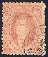 ARGENTINA: GJ.20d, 3rd Printing, HORIZONTALLY DIRTY PLATE Variety, VF Quality! - Oblitérés