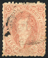 ARGENTINA: GJ.20j, 3rd Printing, MULATTO Variety, VF Quality! - Oblitérés