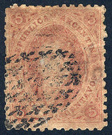 ARGENTINA: GJ.20m, 3rd Printing, Bottom Right Angle Incomplete Variety (position 48 - Gebruikt