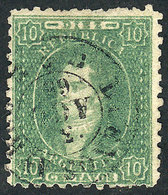 ARGENTINA: GJ.23, 10c. Dull Impression, Used In Buenos Aires On 3/AU/1865, Excellen - Oblitérés