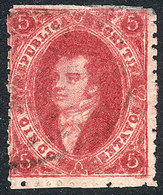 ARGENTINA: GJ.26A, 5th Printing, Cerise-carmine, Very Nice! - Oblitérés