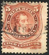 ARGENTINA: GJ.37, With Double Ellipse Cancel: ADMON DE C. DEL RIO CUARTO, VF, Rare! - Autres & Non Classés