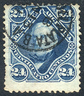 ARGENTINA: GJ.55, 24c. San Martín With MAR DEL PLATA Circular Datestamp, VF! - Andere & Zonder Classificatie