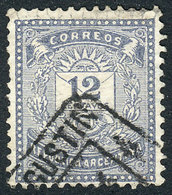 ARGENTINA: GJ.63, Envelope 12c. Typographed, With COLONIA SAN AGUSTÍN (Santa Fe) Ca - Other & Unclassified