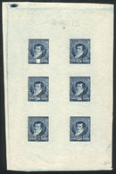 ARGENTINA: GJ.143 + Other Values, MULTIPLE DIE PROOF Printed In Blue On Thin Paper, - Autres & Non Classés