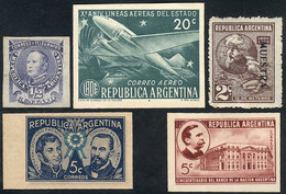 ARGENTINA: Lot Of 4 Trial Color Proofs + 1 SPECIMEN, Fine General Quality! - Collections, Lots & Series