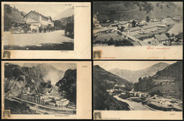 AUSTRIA: LEND: 4 Beautiful And Very Old Postcards, Excellent Views, Fine To VF Qual - Andere & Zonder Classificatie