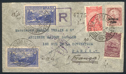 BRAZIL: Cover Sent From Rio De Janeiro To France On 14/SE/1932, With Special Handst - Andere & Zonder Classificatie