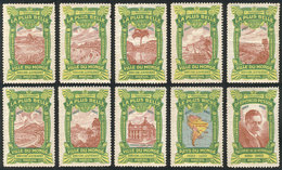 BRAZIL: RIO DE JANEIRO: 10 Old Cinderellas With Nice Views, VF General Quality! - Andere & Zonder Classificatie