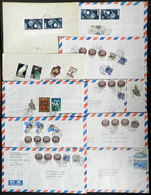 CHINA: 11 Airmail Covers Sent To USA, All With Nice Postages, Excellent Quality, Lo - Autres & Non Classés