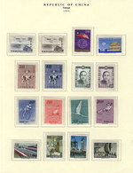 CHINA - TAIWAN: Beautiful Collection In Album Pages, From 1964 To Circa 2005, Almos - Verzamelingen & Reeksen